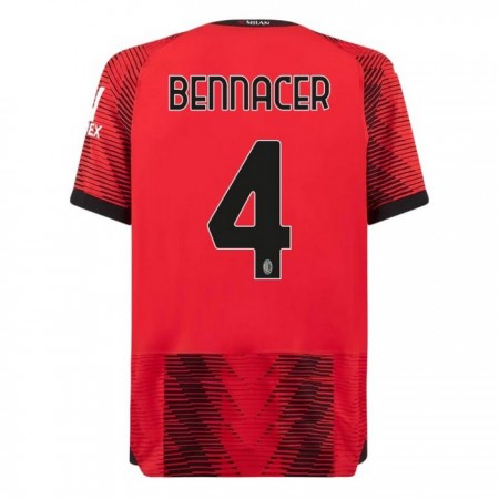Camisola AC Milan Bennacer 4 1º Equipamento 2023-24 Manga Curta
